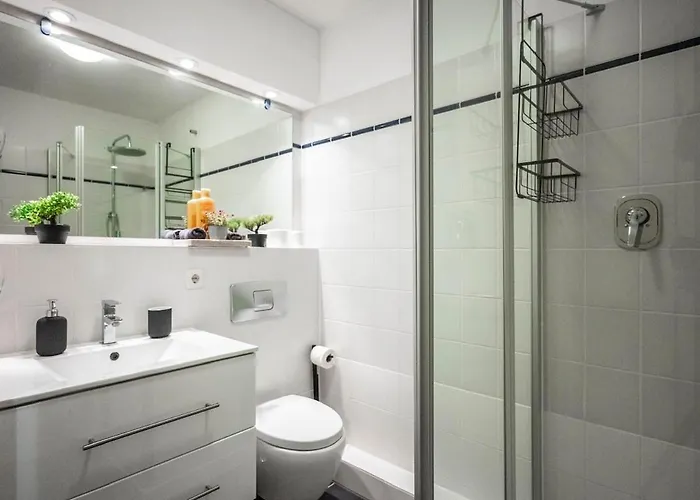 Appartement Kurpark Loft Augusta Zentral Klinikum Free Parking Wlan